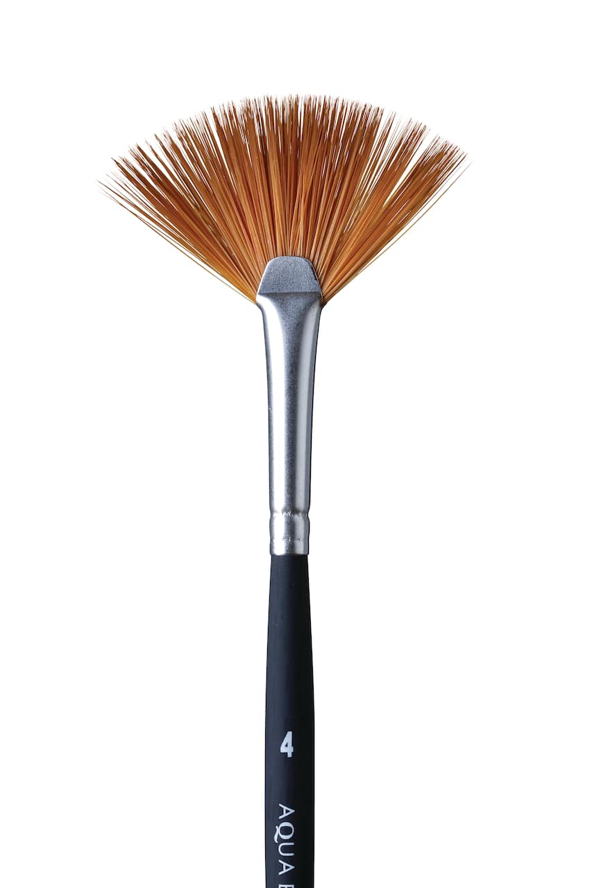 12 Pack: Princeton™ Aqua Elite™ Synthetic Fan Watercolor Brush